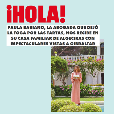 'Paula Babiano, la abogada que dejó la toga por las tartas, nos recibe en su casa familiar de Algeciras con espectaculares vistas a Gibraltar' - ¡HOLA!