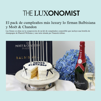 El pack de cumpleaños más luxury lo firman Balbisiana y Moët & Chandon