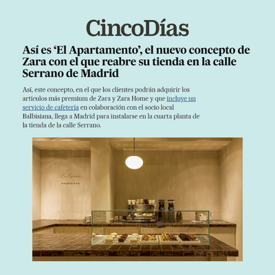 Así es ‘El Apartamento’, el nuevo concepto de Zara con el que reabre su tienda en la calle Serrano de Madrid