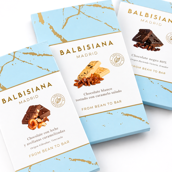 3 tabletas de chocolate From Bean to Bar