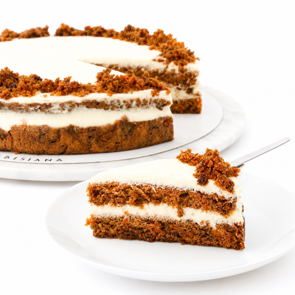 Tarta de zanahoria sin gluten y sin lactosa