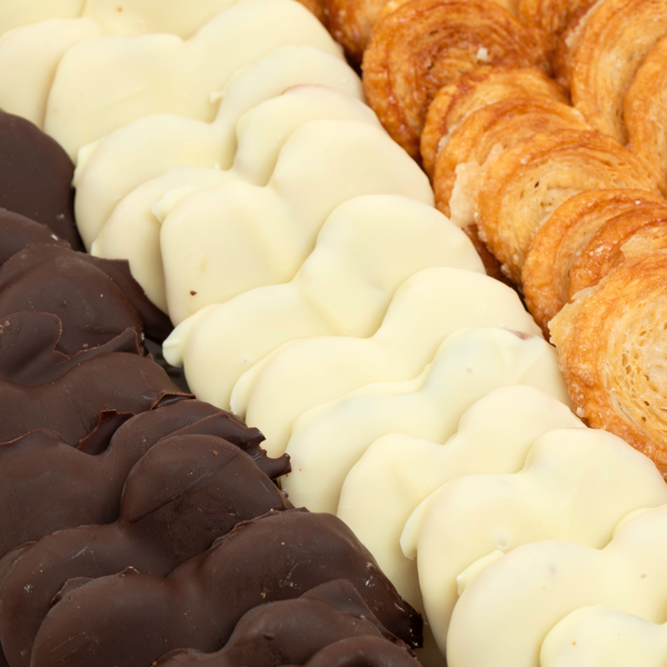 - Palmeritas variadas de azúcar y chocolate -