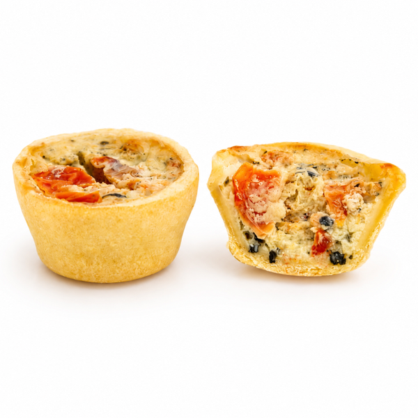 Bandeja de mini quiches
