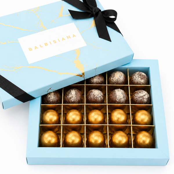 - Trufas de chocolate blanco con oreo y galleta 20 ud. -