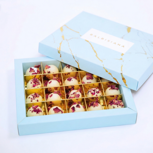 Caja de Trufitas de chocolate blanco 20 ud.