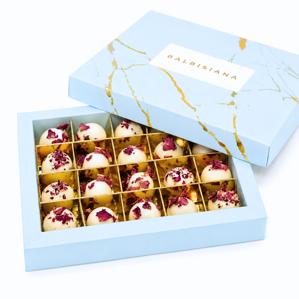 - Caja de Trufitas de chocolate blanco 20 ud. -