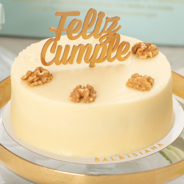 Cake topper feliz cumpleaños