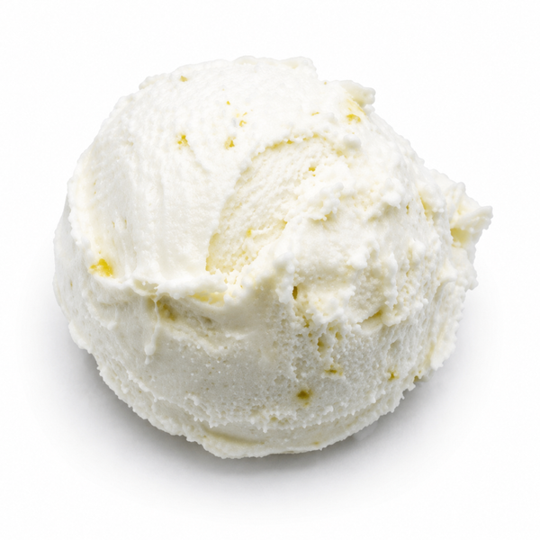 Helado artesanal de chocolate blanco y lima