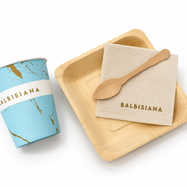 Menaje desechable Balbisiana 10 pax.