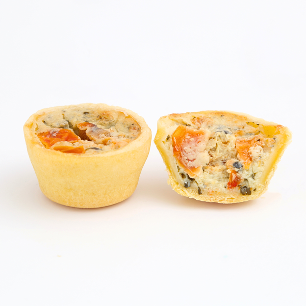 Bandeja de mini quiches