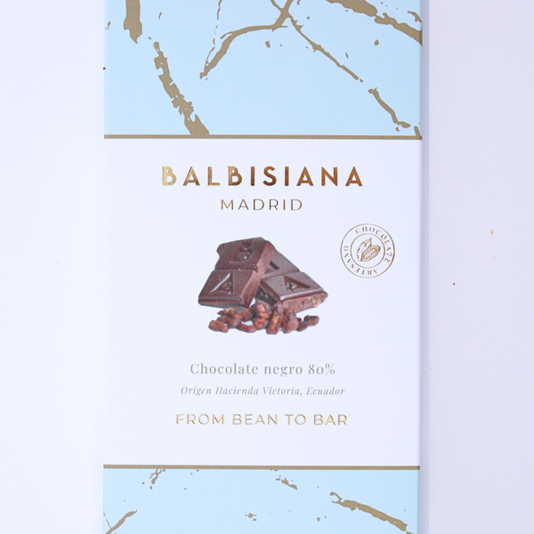 Tableta de chocolate negro 80% From Bean to Bar