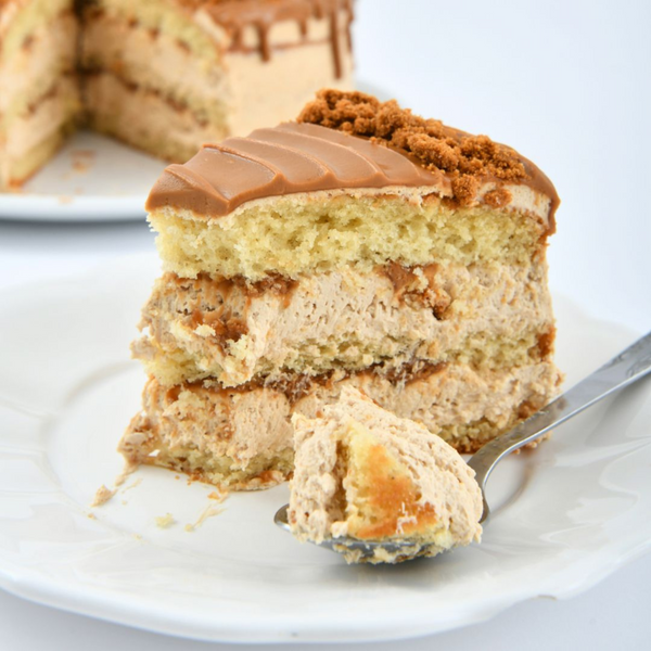 Tarta con Lotus Biscoff
