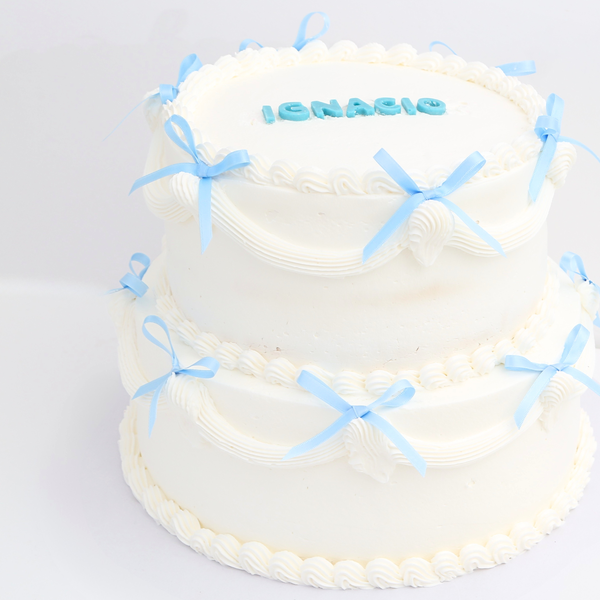 Tarta de Bautizo de dos pisos