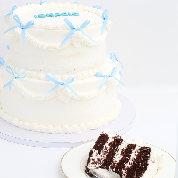 Tarta de Bautizo de dos pisos
