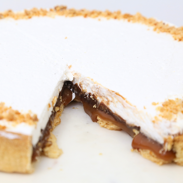 - Tarta de Caramelo Salado, Chocolate y Vainilla -