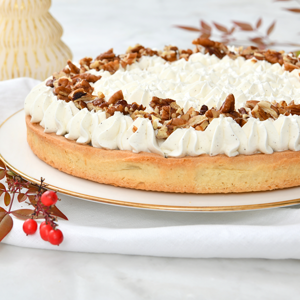 Tarta de Caramelo Salado, Chocolate y Vainilla