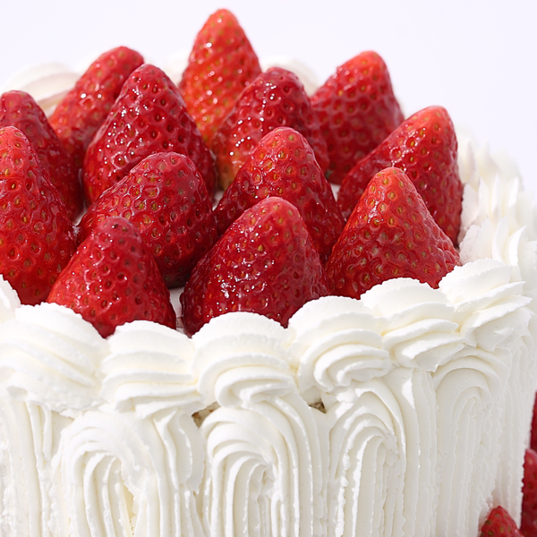 Tarta de dos pisos fresas con nata