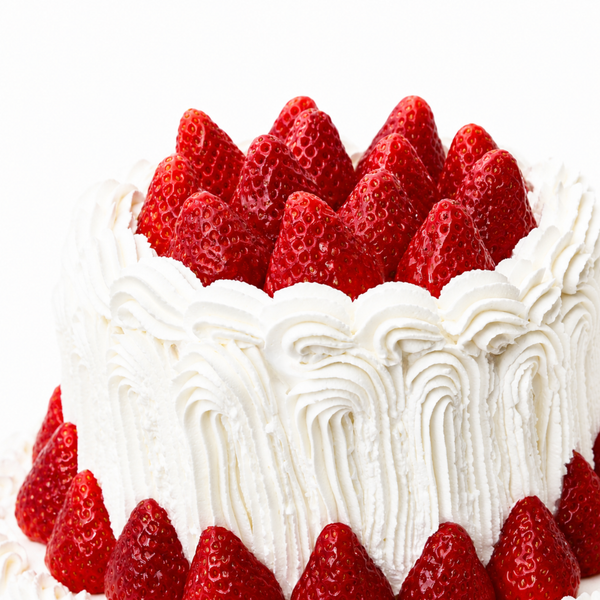 Tarta de dos pisos fresas con nata