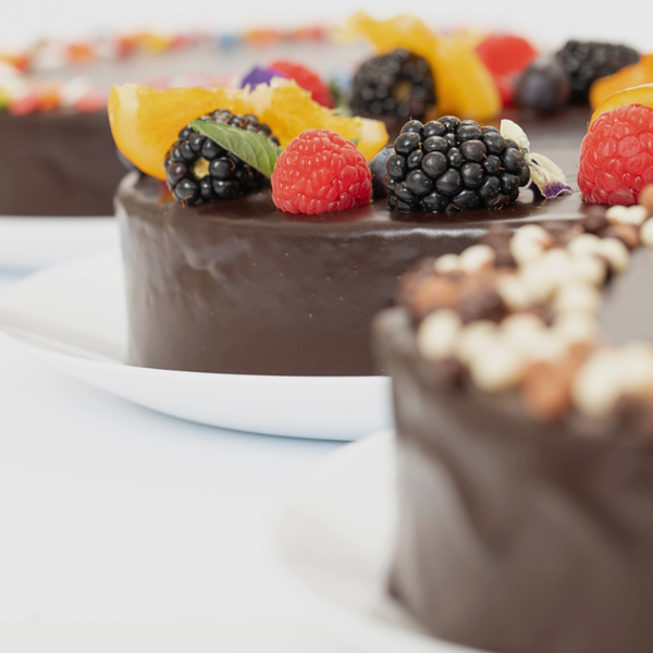 Tarta de galletas con chocolate