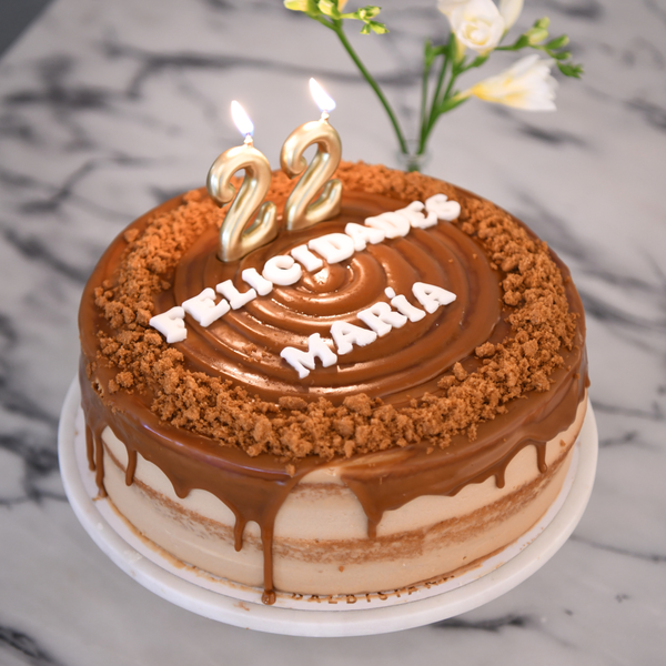 Tarta con Lotus Biscoff