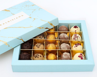 Trufas de chocolate variadas 5 chocolates 20 ud.