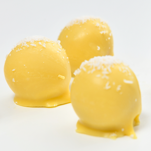 Caja de Trufitas de chocolate blanco y limón 20 ud.