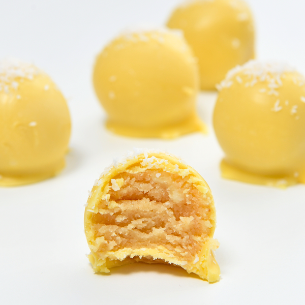 Caja de Trufitas de chocolate blanco y limón 20 ud.