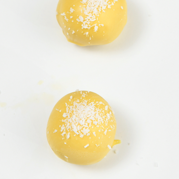 Caja de Trufitas de chocolate blanco y limón 20 ud.