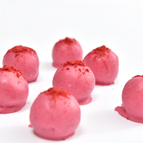 - Caja de Trufitas de chocolate y frambuesa 20 ud. -