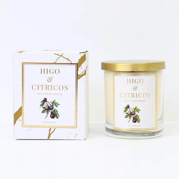 Vela de higo y cítricos
