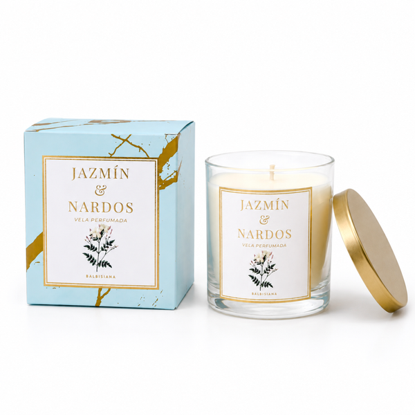 Vela de jazmin y nardos