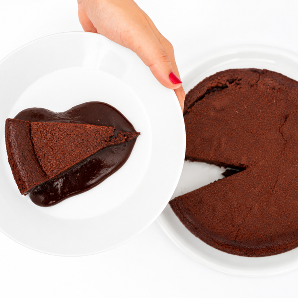Tarta coulant de chocolate