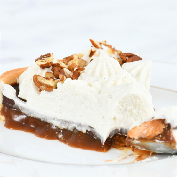 Tarta de Caramelo Salado, Chocolate y Vainilla