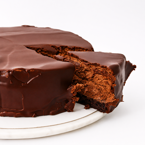 Tarta de mousse de chocolate SIN