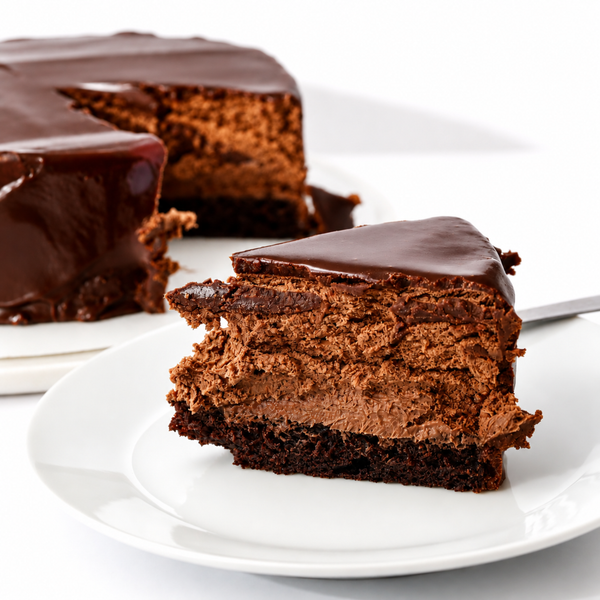 Tarta de mousse de chocolate SIN