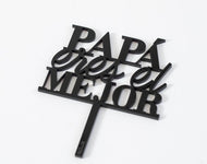 Cake topper 'Papá eres el mejor'